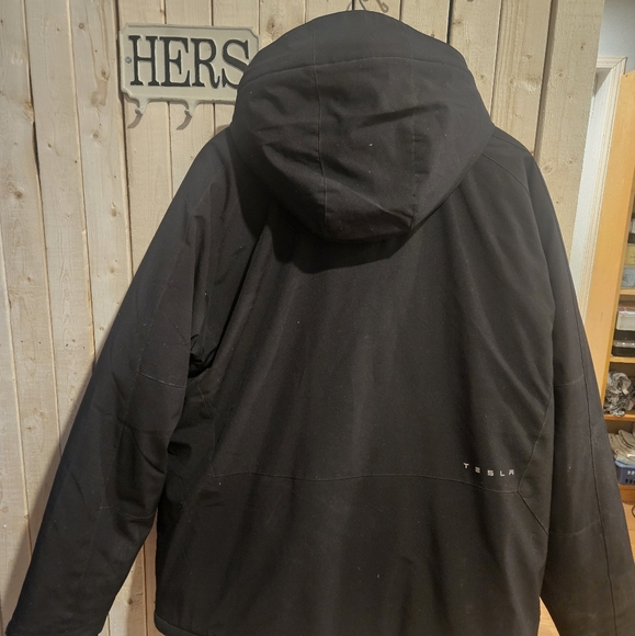 Men's winter coat Tesla xxl black Manteau d'hiver xxl homme Tesla noir - Picture 3 of 3
